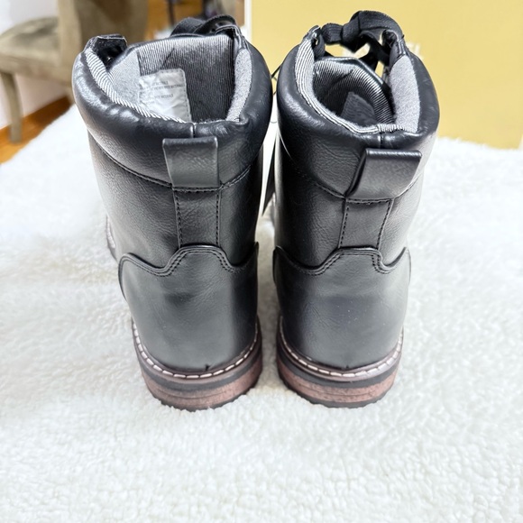 Men\'s Black Leather Boots Size 11 main image 5